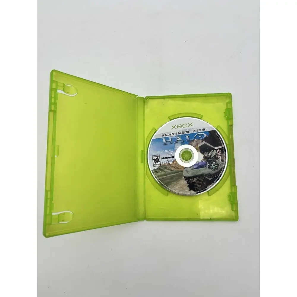 TESTED Halo Platinum Hits (Microsoft Xbox Original, 2003) GAME DISC ONLY Works